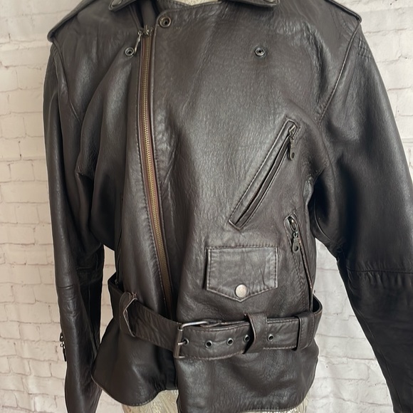 Echtes Leder Vintage jacket Small - Picture 9 of 17